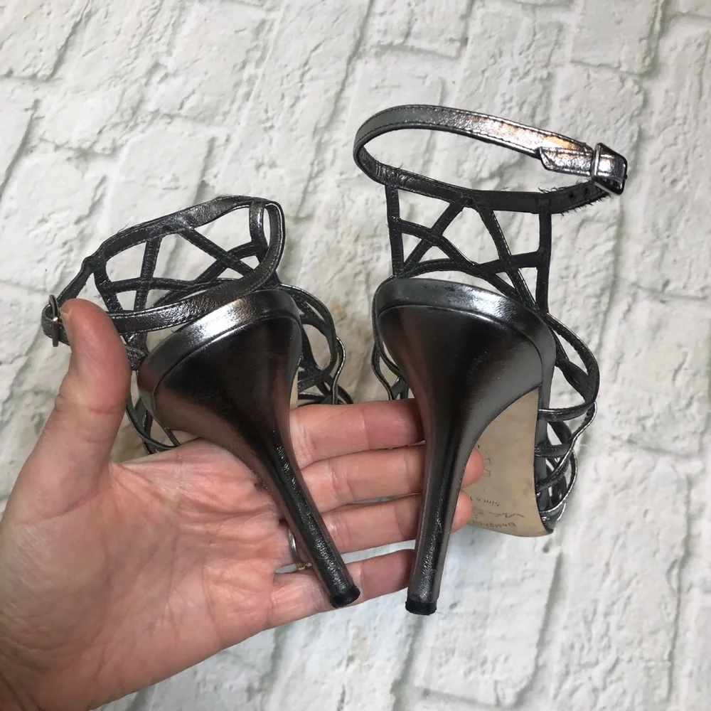 Via Spiga silver gladiator sandals - Italy